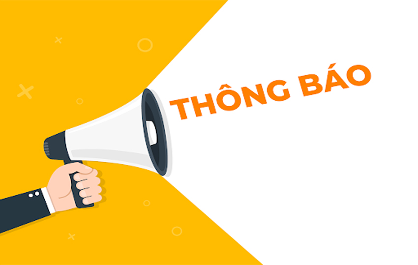 Thông báo chữ ký của ông Dương Văn Sỹ, Phó Giám đốc Trung tâm